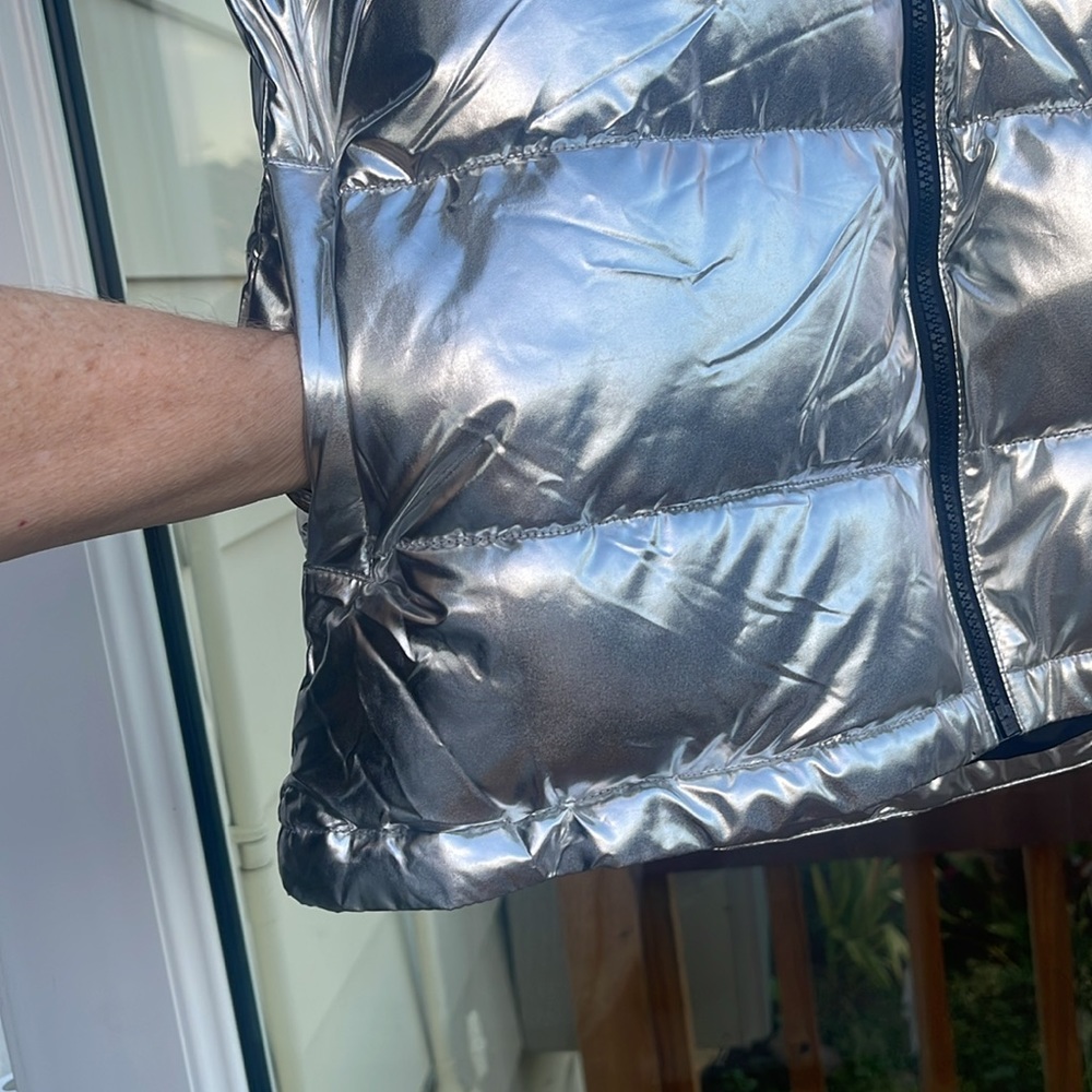 Silver Foil Chrome Puffer - Picture 4 of 9